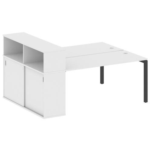 Бенч-система с шкафом-купе на П-обр. м/к Metal System Quattro 50БП.РС-СШК-2.4 фото 14 Бенч-система с шкафом-купе на П-обр. м/к Metal System Quattro 50БП.РС-СШК-2.4 фото 14