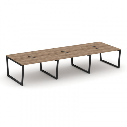 Style Project Рабочая станция 2-х сторон. SN-5T2.DRS-072 Акация Лорка/Металл Антрацит/Заглушка Пласт фото 4