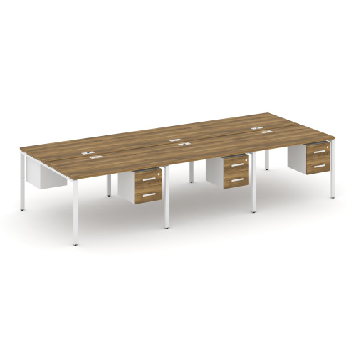 Бенч-система на 6 мест с подвесными тумбами Concept CN.DRS-154 фото 8