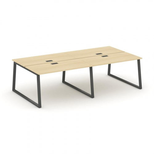 Style Project Рабочая станция 2-х сторон. SN-6T1.DRS-032 Акация Лорка/Металл Антрацит/Заглушка Пласт фото 28