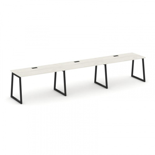 Style Project Рабочая станция 1 сторон. SN-4T1.ORS-044 Акация Лорка/Металл Антрацит/Заглушка Пластик фото 4