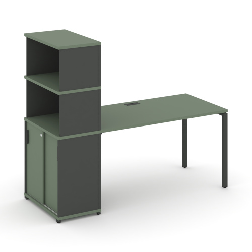 Стол офисный с опорным шкафом-купе Concept CN.SP-241 Стол офисный с опорным шкафом-купе Concept CN.SP-241