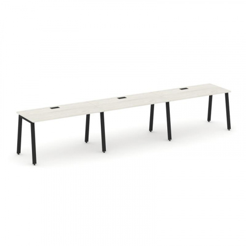 Style Project Рабочая станция 1 сторон. SN-6A.ORS-031 Вяз Благородный/Металл Белый 2940*600*750 фото 6