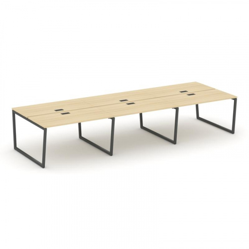 Style Project Рабочая станция 2-х сторон. SN-4T2.DRS-072 Акация Лорка/Металл Антрацит/Заглушка Пласт фото 28