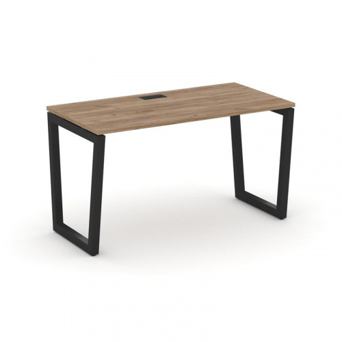 Style Project Стол письменный SN-5T2.SP-013 Акация Лорка/Металл Антрацит/Заглушка Пластик Черный 138 фото 7