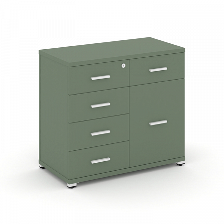 Тумба приставная с 5 ящиками Concept CN.TSP-016 W