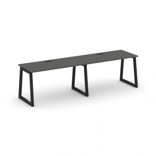 Style Project Рабочая станция 1 сторон. SN-5T1.ORS-013 Акация Лорка/Металл Антрацит/Заглушка Пластик фото 4