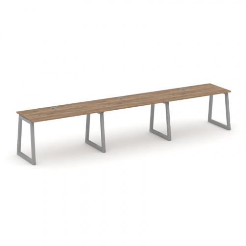 Style Project Рабочая станция 1 сторон. SN-5T1.ORS-032 Акация Лорка/Металл Антрацит/Заглушка Пластик фото 10