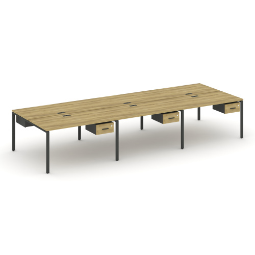 Бенч-система на 6 мест с подвесными тумбами Concept CN.DRS-152 фото 4 Бенч-система на 6 мест с подвесными тумбами Concept CN.DRS-152 фото 4