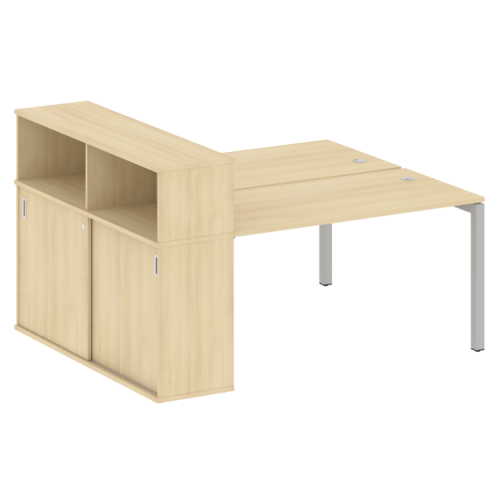 Бенч-система с шкафом-купе на П-обр. м/к Metal System Quattro 50БП.РС-СШК-2.3 фото 11 Бенч-система с шкафом-купе на П-обр. м/к Metal System Quattro 50БП.РС-СШК-2.3 фото 11