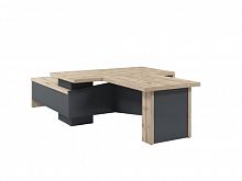 Стол руководителя с опорной тумбой Т-818.0000ПР с брифингом