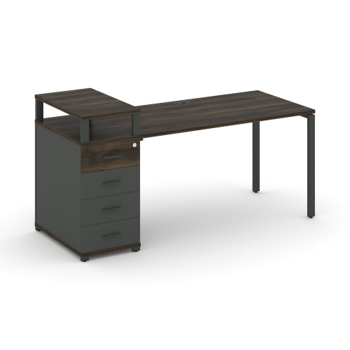 Стол офисный с опорной тумбой Concept CN.SP-409 фото 3 Стол офисный с опорной тумбой Concept CN.SP-409 фото 3