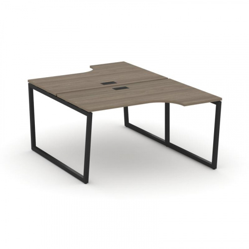 Style Project Рабочая станция эргоном. SN-4T2.DRPA-012 Акация Лорка/Металл Антрацит/Заглушка Пластик фото 8