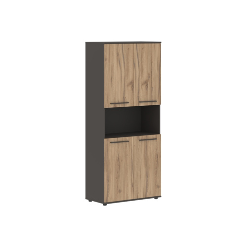 Шкаф с 2-мя комплектами глухих малых дверей EDIS EHCS 85.4 фото 3