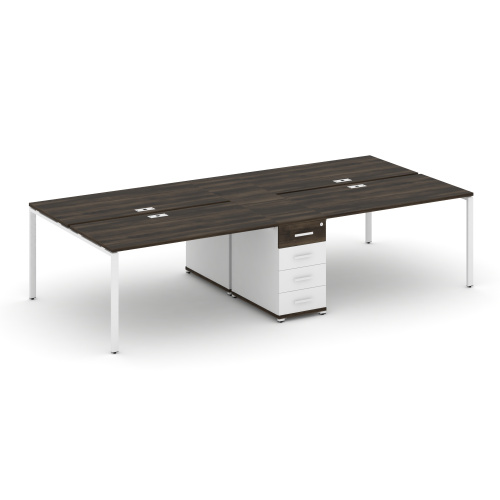 Бенч-система на 4 места с 1 опорной тумбой Concept CN.DRS-419 фото 10 Бенч-система на 4 места с 1 опорной тумбой Concept CN.DRS-419 фото 10