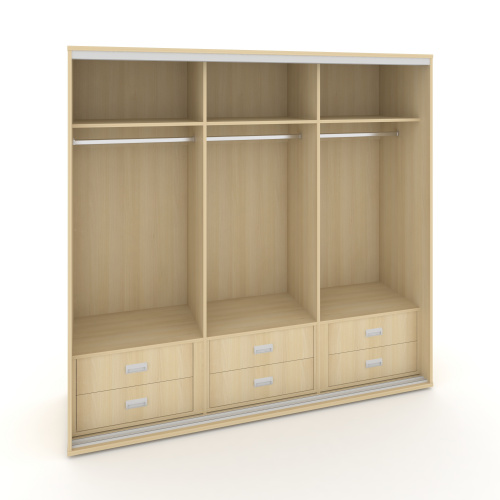 Корпус 3-х секционного шкафа низкого L=2069мм Maris SH.K3-4.2 K4