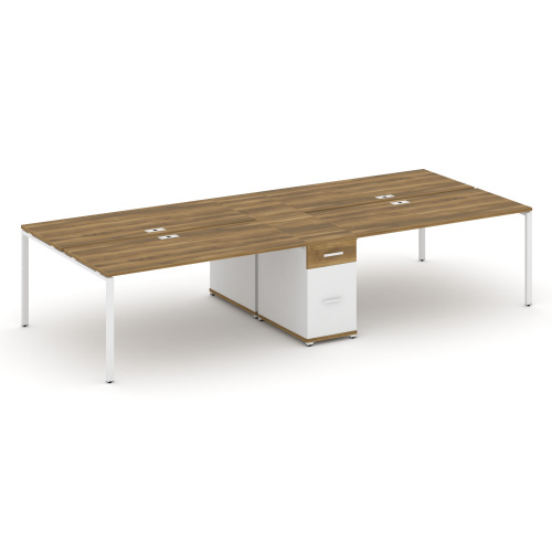 Бенч-система на 4 места с 1 опорной тумбой Concept CN.DRS-424 фото 8 Бенч-система на 4 места с 1 опорной тумбой Concept CN.DRS-424 фото 8