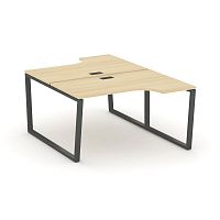 Style Project Рабочая станция эргоном. SN-6T2.DRPA-001 Акация Лорка/Металл Антрацит/Заглушка Пластик