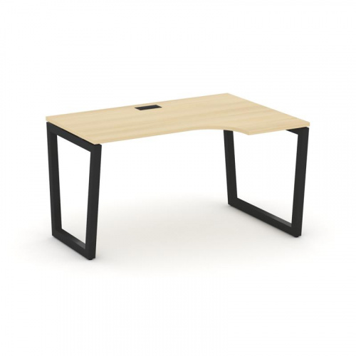 Style Project Стол рабочий эргоном. SN-5T2.SPA-001(R) Акация Лорка/Металл Антрацит/Заглушка Пластик фото 4 Style Project Стол рабочий эргоном. SN-5T2.SPA-001(R) Акация Лорка/Металл Антрацит/Заглушка Пластик фото 4