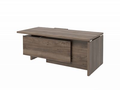 Стол с опорной тумбой FI-119R.DD Орех Пацифик Табак