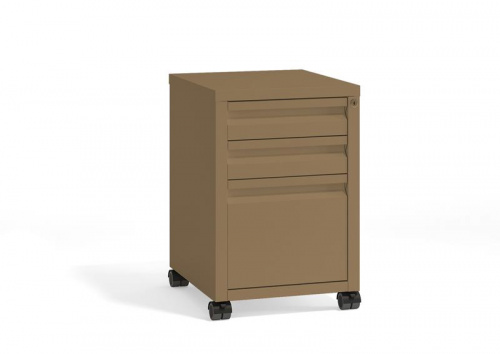 Riva Metal Тумба мобильная металлическая (центральный замок) RM.TM-21.1 Металл Мокко 440*494*658 Riva Metal Тумба мобильная металлическая (центральный замок) RM.TM-21.1 Металл Мокко 440*494*658