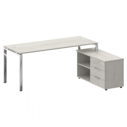 Стол руководителя с тумбой Metal System Direct БГ.СРТ-5.7 (R) фото 5