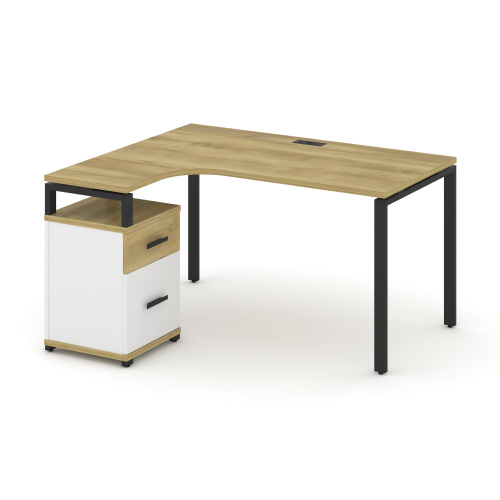 Стол эргономичный с опорной тумбой Concept CN.SA-306(L) Стол эргономичный с опорной тумбой Concept CN.SA-306(L)