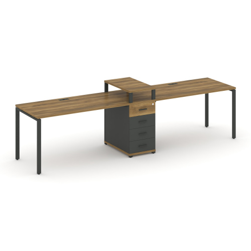 Бенч-система на 2 места с 1 опорной тумбой Concept CN.ORS-419