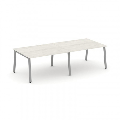 Style Project Стол переговорный SN-6A.SPRG-044.3 Дуб Наварра/Металл Белый 3160*1180*750 фото 12