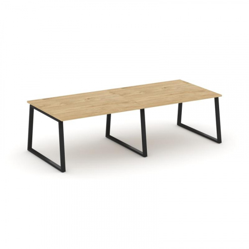 Style Project Стол переговорный SN-6T1.SPRG-043.3 Акация Лорка/Металл Антрацит 2760*1180*750 Style Project Стол переговорный SN-6T1.SPRG-043.3 Акация Лорка/Металл Антрацит 2760*1180*750