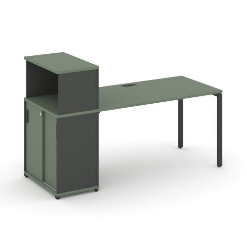 Стол офисный с опорным шкафом-купе Concept CN.SP-238 Стол офисный с опорным шкафом-купе Concept CN.SP-238