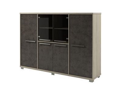 Шкаф четырехсекционный с гардеробом Z-34-01