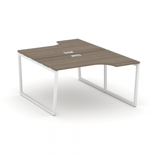 Style Project Рабочая станция эргоном. SN-4T2.DRPA-012 Акация Лорка/Металл Антрацит/Заглушка Пластик фото 14