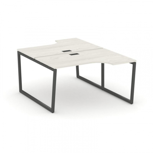 Style Project Рабочая станция эргоном. SN-4T2.DRPA-012 Акация Лорка/Металл Антрацит/Заглушка Пластик фото 24