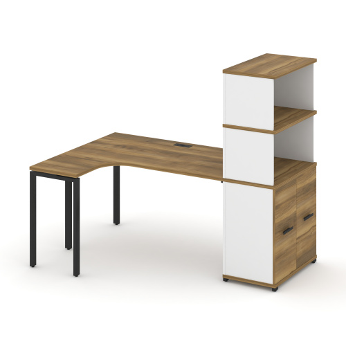 Стол эргономичный с опорным распашным шкафом Concept CN.SA-215(L) Стол эргономичный с опорным распашным шкафом Concept CN.SA-215(L)