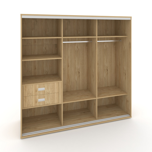 Корпус 3-х секционного шкафа низкого L=2519мм Maris SH.K3-7.2 K6 фото 5