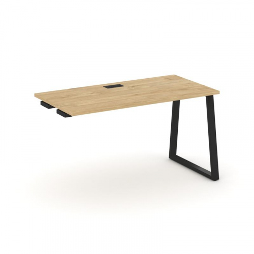 Style Project Стол-приставка к опор. элем. SN-6T1.OPRS-003 Акация Лорка/Металл Антрацит/Заглушка Пла