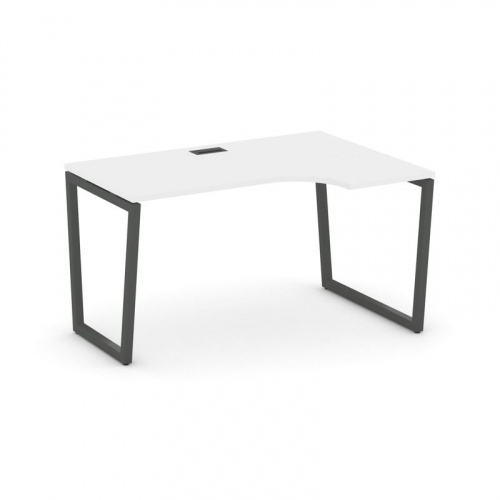 Style Project Стол рабочий эргоном. SN-4T2.SPA-001(R) Акация Лорка/Металл Антрацит/Заглушка Пластик фото 26