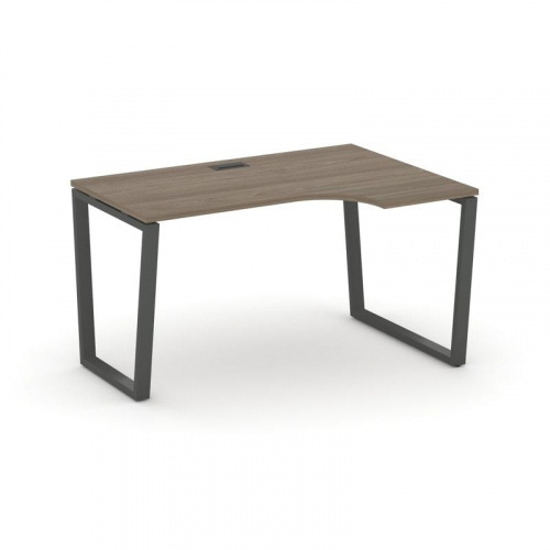 Style Project Стол рабочий эргоном. SN-6T2.SPA-001(R) Акация Лорка/Металл Антрацит/Заглушка Пластик фото 25