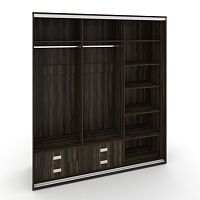 Корпус 3-х секционного шкафа высокого L=2369мм Maris SH.K3-6.1 K3