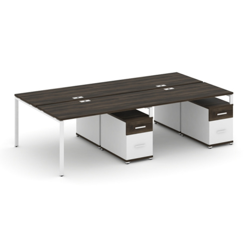 Бенч-система на 4 места с 2 опорными тумбами Concept CN.DRS-323 фото 10 Бенч-система на 4 места с 2 опорными тумбами Concept CN.DRS-323 фото 10