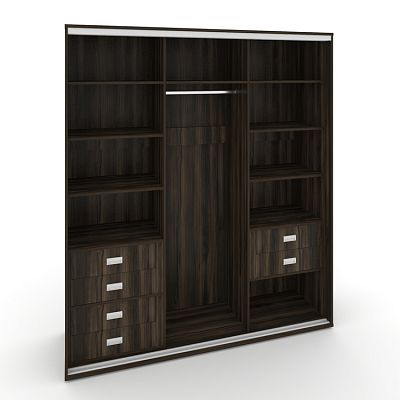 Корпус 3-х секционного шкафа высокого L=2519мм Maris SH.K3-7.1 K7