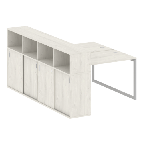 Бенч-система с шкафом-купе на О-обр. м/к Metal System Quattro 40БО.РС-СШК-4.2 фото 9