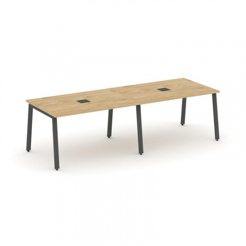 Style Project Стол переговорный SN-6A.SPRG-013 Дуб Наварра/Металл Антрацит 2760*980*750 фото 20