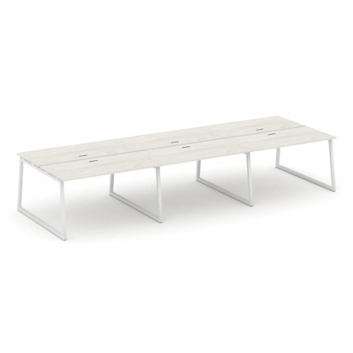 Style Project Рабочая станция 2-х сторон. SN-4T1.DRS-084 Акация Лорка/Металл Антрацит/Заглушка Пласт фото 18