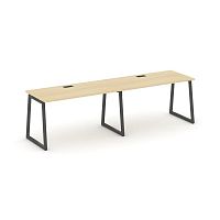 Style Project Рабочая станция 1 сторон. SN-4T1.ORS-001 Акация Лорка/Металл Антрацит/Заглушка Пластик