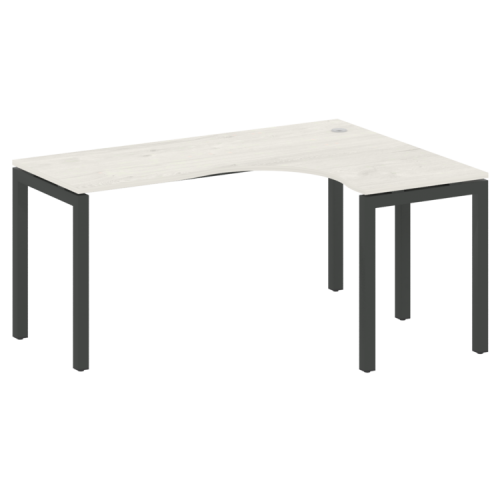 Стол криволинейный правый на П-обр. м/к Metal System Quattro 50БП.СА-4 (R) фото 9 Стол криволинейный правый на П-обр. м/к Metal System Quattro 50БП.СА-4 (R) фото 9