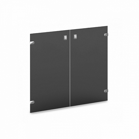 Двери низкие стеклянные тонированные V-012