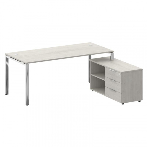 Стол руководителя с тумбой Metal System Direct БГ.СРТ-5.8 (R) фото 5