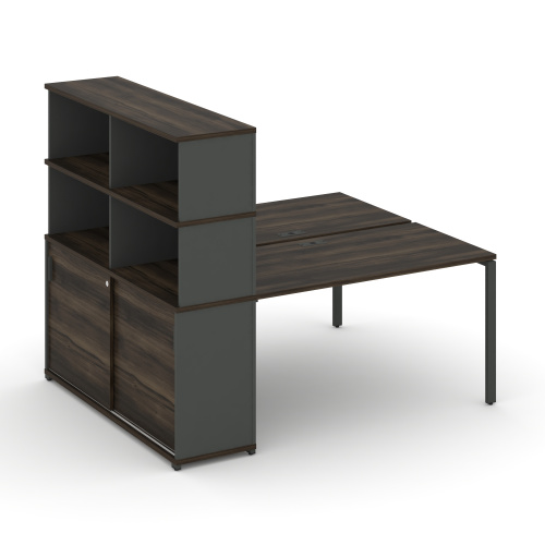Бенч-система с опорным шкафом-купе с надставкой Concept CN.DRS-242 фото 3